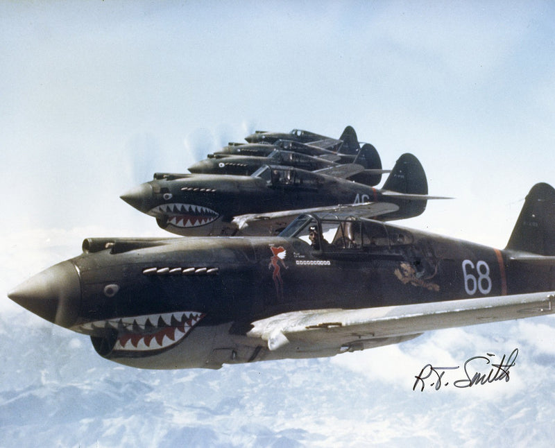 Curtiss P-40B Warhawk “White 68" , 3rd Squadron "Hells Angels" AVG 1942 Picture Taken By RT Smith