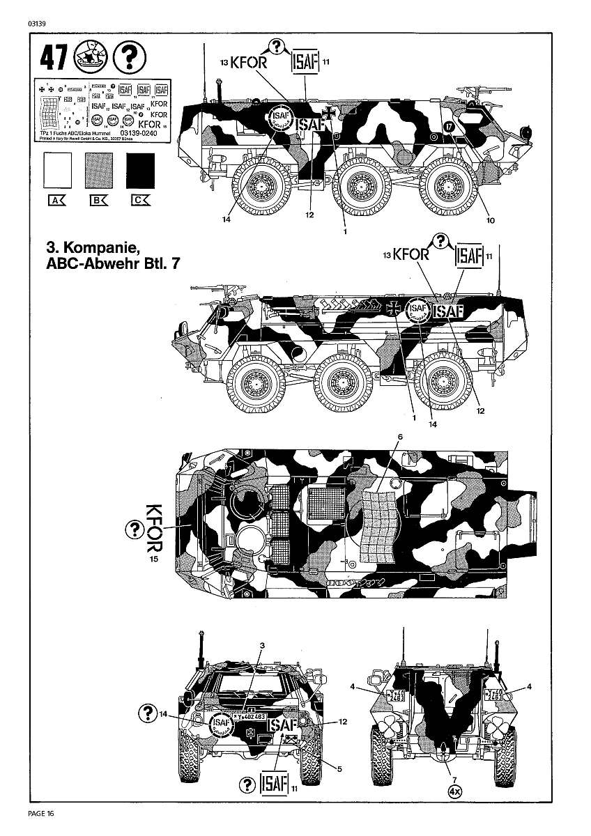 Tpz1 Fuchs EloKa “Hummel” Or ABC Spurpanzer 1/72 Scale Model Kit