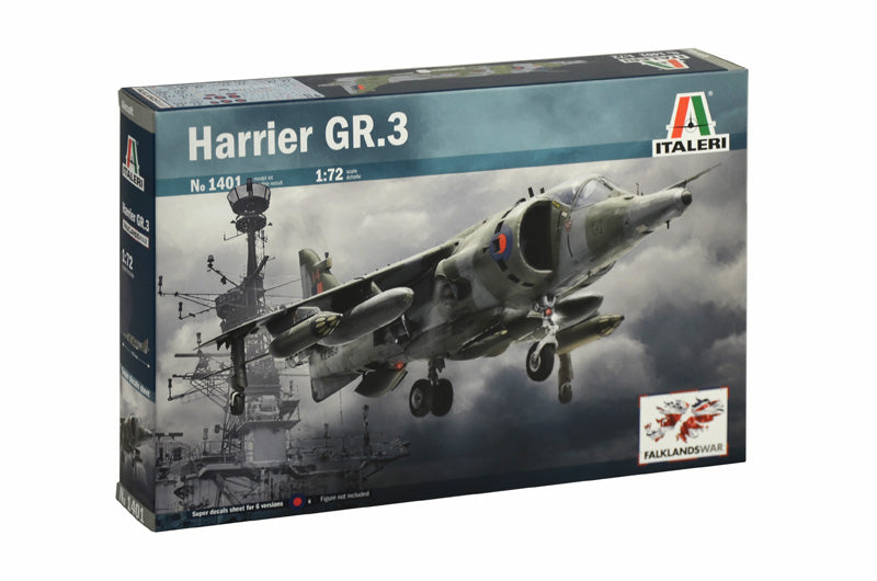Hawker Harrier GR.3 Falklands War, 1/72 Scale Model Kit