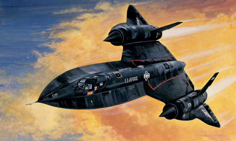 Lockheed SR-71 Blackbird With Drone, 1/72 Scale Model Kit