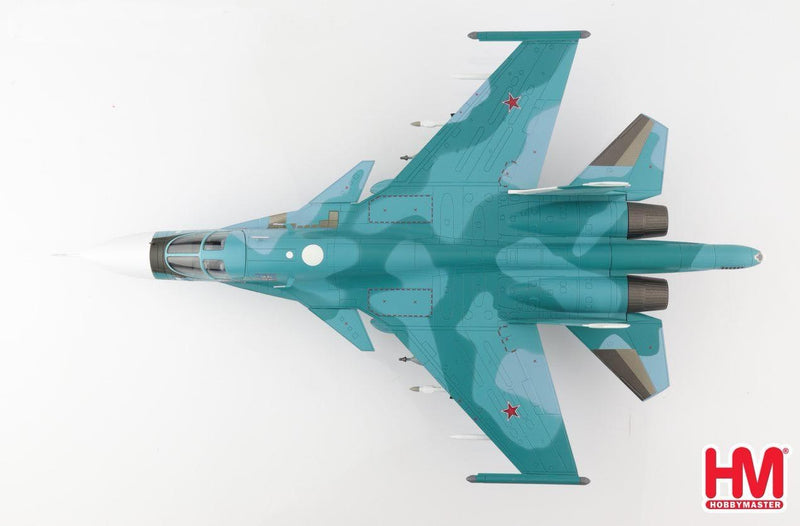 Sukhoi Su-34 Fullback “Red 24” Russian Air Force, Ukraine, 2022, 1:72 Scale Diecast Model Top View