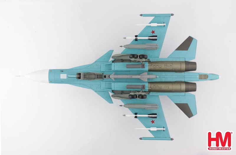 Sukhoi Su-34 Fullback “Red 24” Russian Air Force, Ukraine, 2022, 1:72 Scale Diecast Model Bottom View