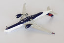 Airbus A350-900 Delta Airlines (N512DN) 1:400 Scale Model Bottom View