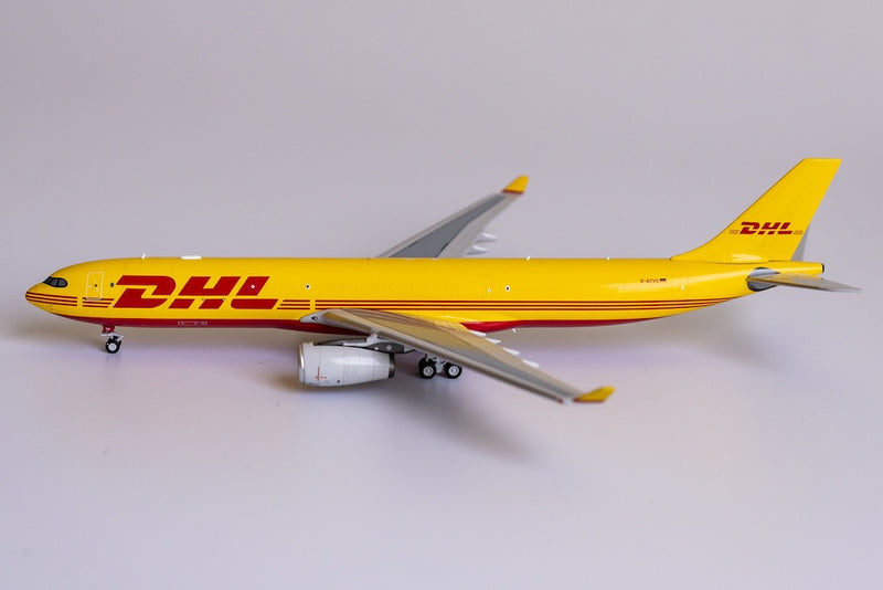 Airbus A330-300P2F DHL (D-ACVG) 1:400 Scale Model Left Side View