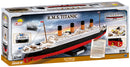 RMS Titanic 1:300 Scale, 2810 Piece Block Kit By Cobi Back Of Box