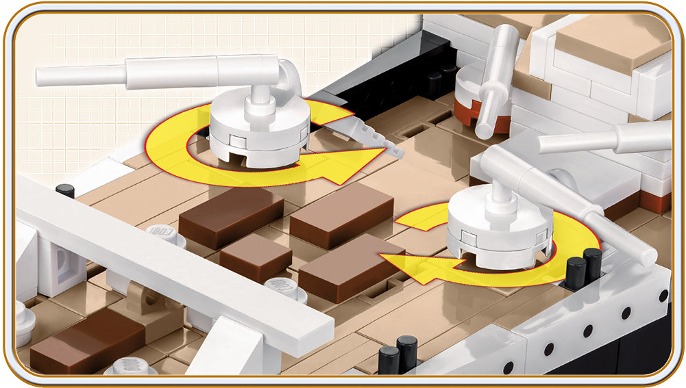 R.M.S. Titanic 1:300 Scale, 2840 Piece Block Kit