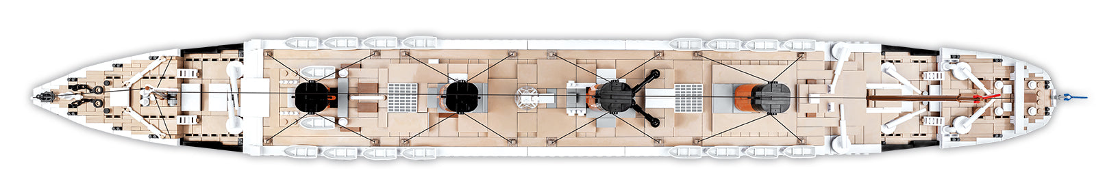 R.M.S. Titanic 1:300 Scale, 2840 Piece Block Kit