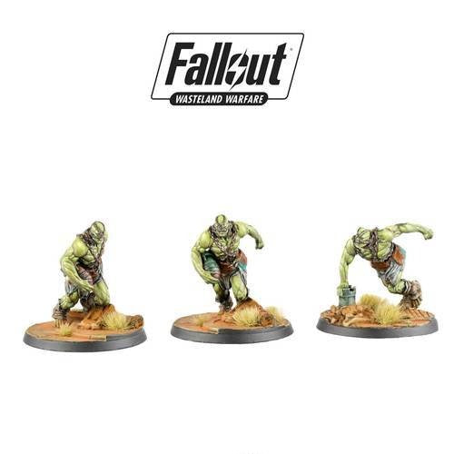 Fallout Wasteland Warfare Super Mutants Suiciders Miniature Figures Kit