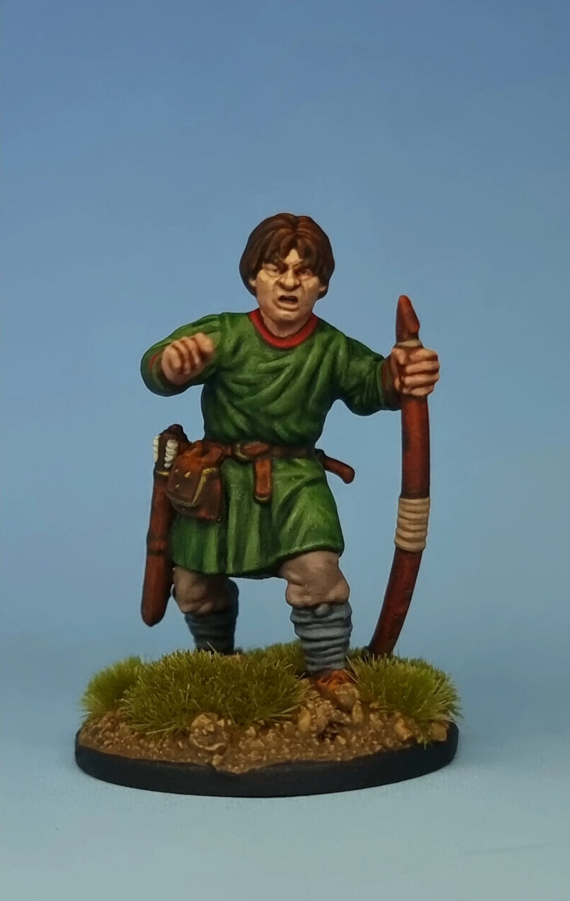 Dark Age Archers And Slingers, 28 mm Scale Model Plastic Figures Archer Example