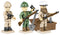 French Armed Forces WW2, 30 Piece Block Kit Completed Figures