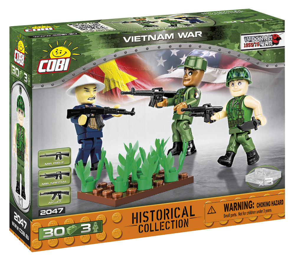 Vietnam War Figures, 30 Piece Block Kit