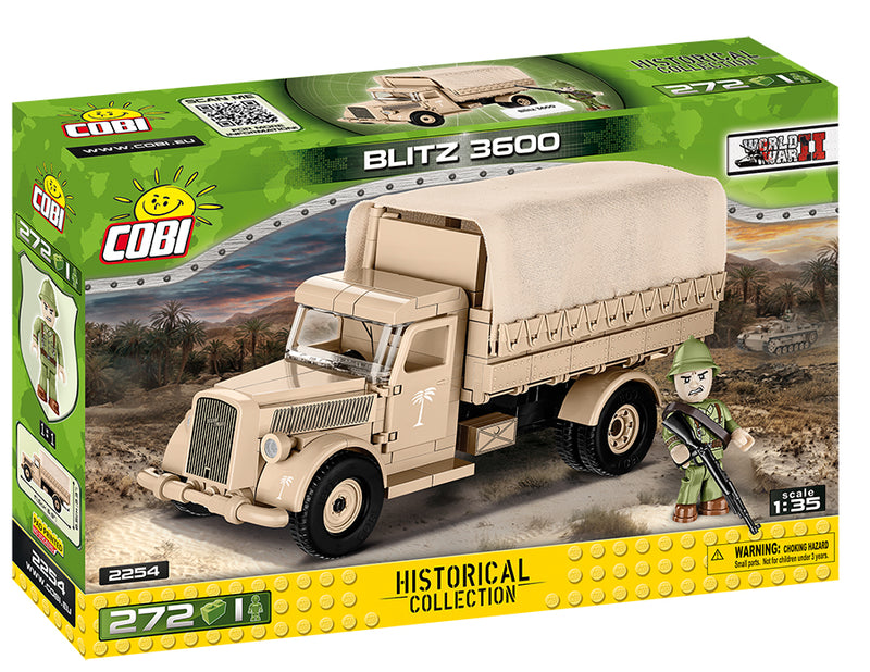 Opel Blitz 3600 Desert Afrika Korps, 272 Piece Block Kit
