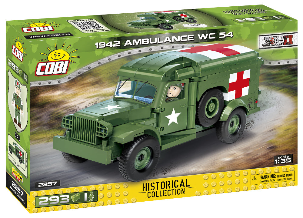 1942 Ambulance WC 54, 293 Piece Block Kit