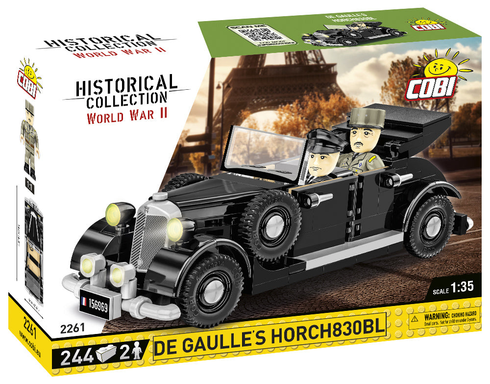 1936 Horch 830 BL Charles De Gaulle’s, 244 Piece Block Kit