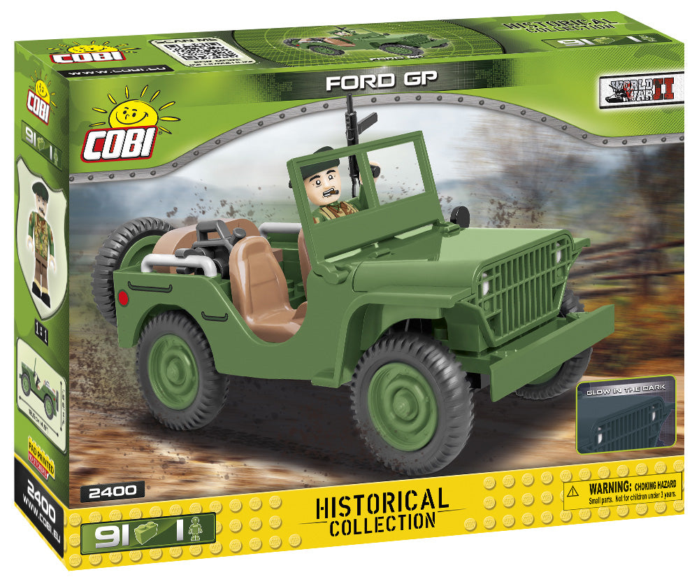 Ford GP ¼ Ton 4 x 4, 91 Piece Block Kit By Cobi