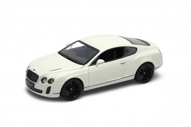 Bentley Continental Supersports (White) 1:24 Scale Diecast Car By Welly