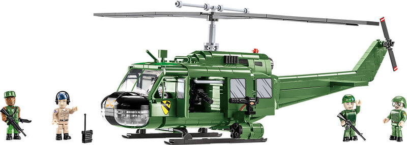 Bell UH-1 Iroquois “Huey” Helicopter, Executive Edition 756 Piece Block Kit On The Ground