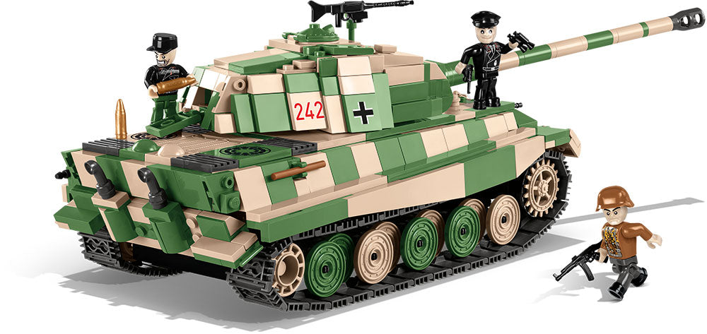 Tiger II (PzKpfw VI B “Konigstiger”) Porsche Turret,  630 Piece Block Kit By Cobi