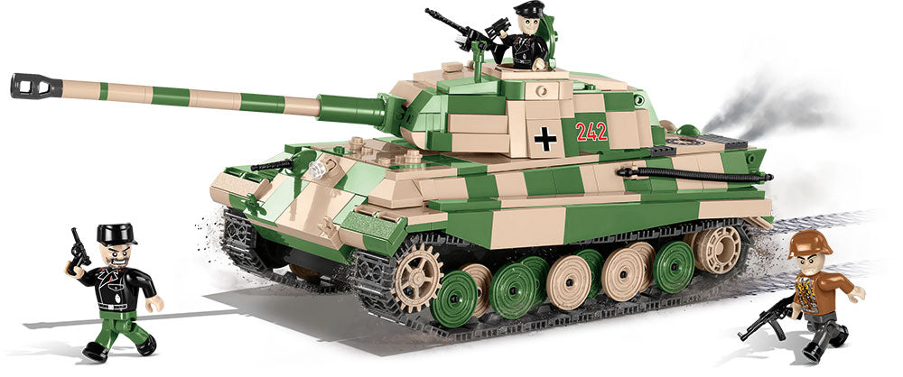 Tiger II (PzKpfw VI B “Konigstiger”) Porsche Turret,  630 Piece Block Kit By Cobi