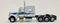 Peterbilt 389 Tri Drive Tractor (White) 1:87 (HO) Scale Model By Promotex