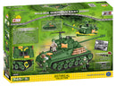 M4A3E8 “Easy Eight”  Sherman Tank  725 Piece Block Kit Back Of Box