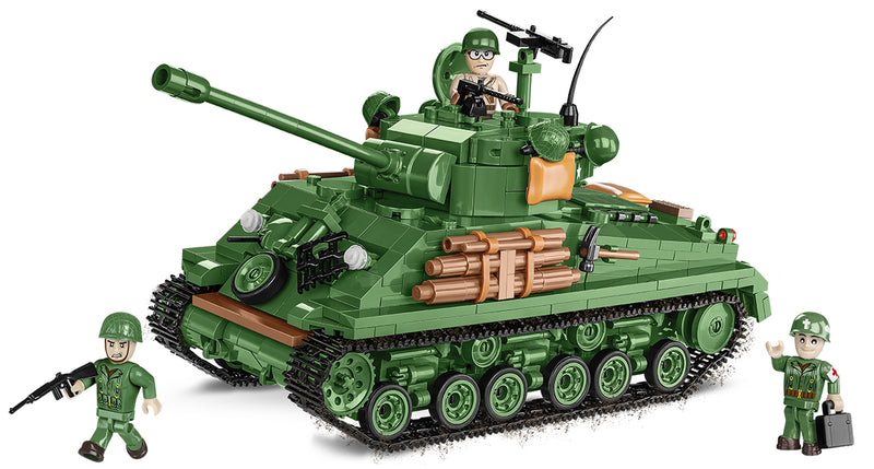M4A3E8 “Easy Eight”  Sherman Tank  725 Piece Block Kit