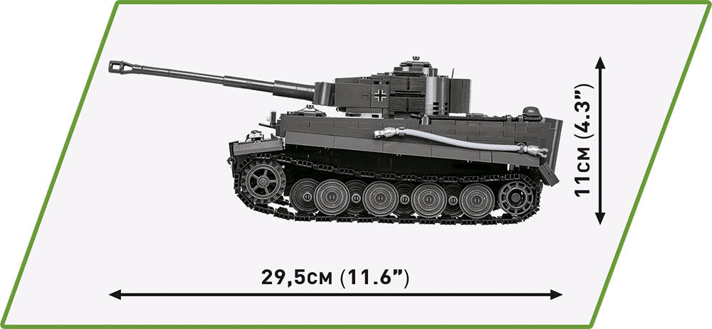 Tiger I Panzer VI Ausf. E Tank, 800 Piece Block Kit