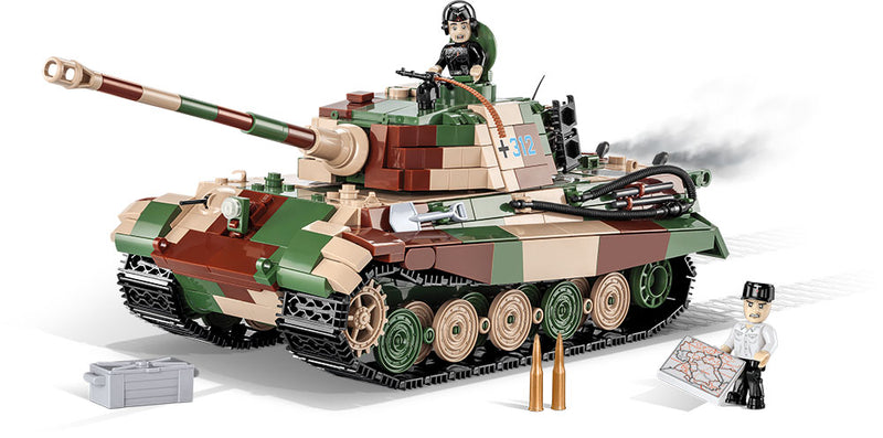 Tiger II PzKpfw VI Ausf. B “Königstiger” Tank, 1000 Piece Block Kit Kit Details