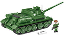 SU-100 Tank Destroyer, 655 Piece Block Kit Completed Example