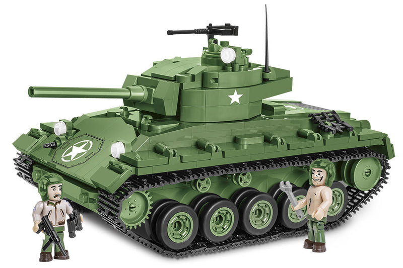 M24 Chaffee Light Tank, 590 Piece Block Kit