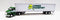 Peterbilt 579 Day Cab (Green) Lynden Transport Logo W/ 53’ Dry Van, 1:87 (HO) Scale Model By Tucks N Stuff