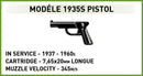 Renault R35 Light Tank 540 Piece Block Kit 1935S Pistol Details