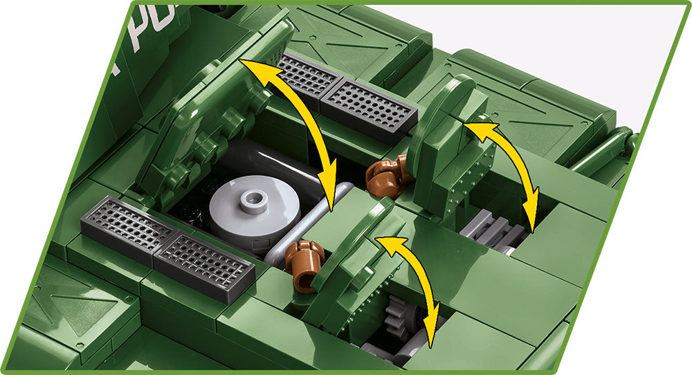 KV-1, 656 Piece Block Kit Engine Detail