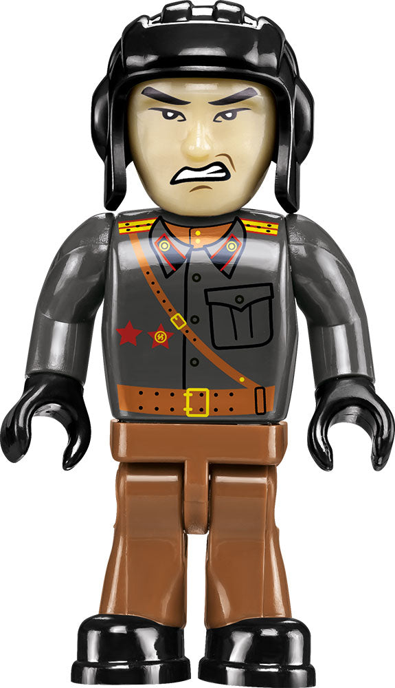 KV-1, 656 Piece Block Kit Tank Commander Minifig