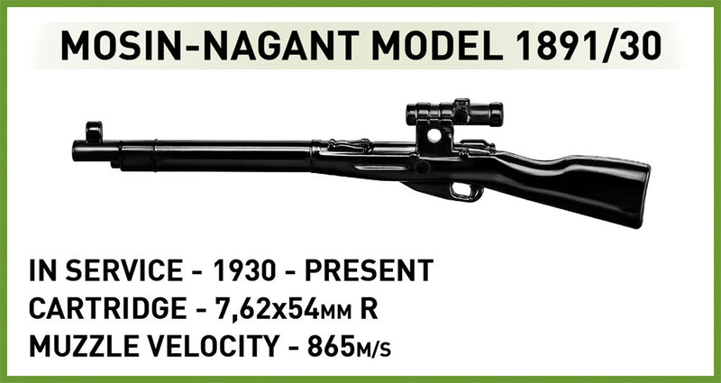 KV-1, 656 Piece Block Kit Mosin Rifle