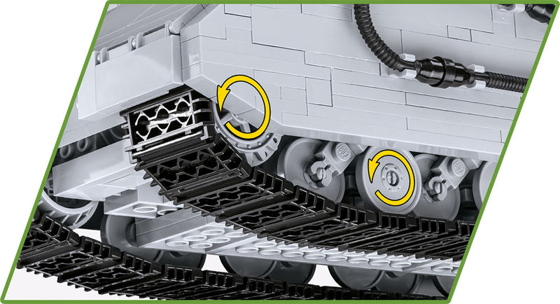 Panzer VIII “Maus”, 1605 Piece Block Kit Drive Sprocket Close Up