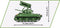 M4A3 Sherman Tank & T34 Calliope, Executive Edition 1230 Piece Block Kit Side View Dimensions