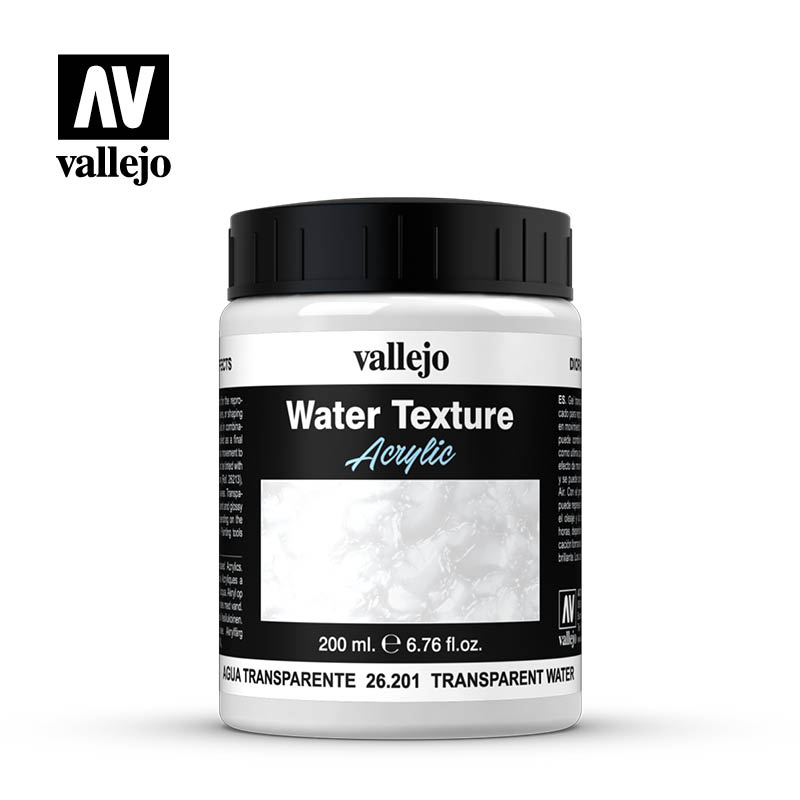 Transparent Water Acrylic Diorama Effects  Water Texture 200 ml Bottle By Acrylicos Vallejo