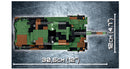 Leopard 2A4 Main Battle Tank, 864 Piece Block Kit Top View Dimensions 