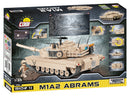 M1A2 Abrams Main Battle Tank, 810 Piece Block Kit By Cobi Back Of Box