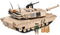 M1A2 Abrams Main Battle Tank, 975 Piece Block Kit Completed Example