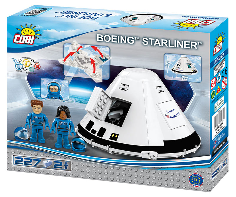 Boeing CST-100 Starliner, 227 Piece Block Kit Back Of Box