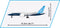 Boeing 787 Dreamliner, 836 Piece Block Kit Left Side View Dimensions