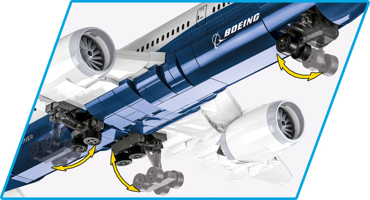 Boeing 787 Dreamliner, 836 Piece Block Kit Landing Gear Details