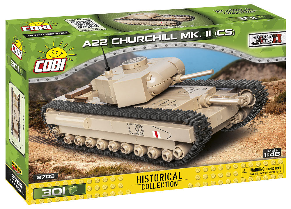 A22 Churchill MK. II Tank, 301 Piece Block Kit