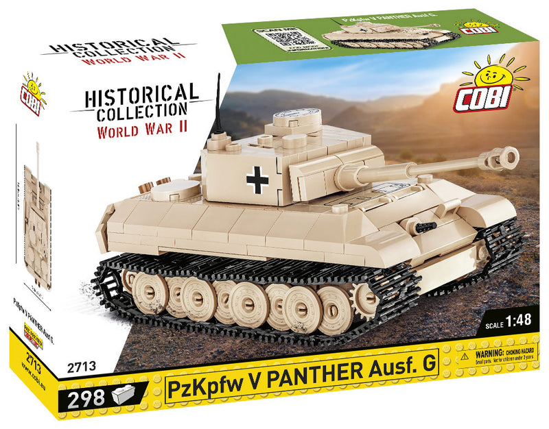 Panzer V Ausf. G Panther Tank, 298 Piece Block Kit