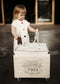 Beech Wooden Figure La La With Dress On Crate