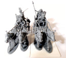 Celtic Chariot, 28 mm Scale Model Plastic Figures Front Top View