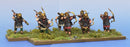 Early Imperial Roman Auxiliary Archers, 28 mm Scale Model Plastic Figures Close Up