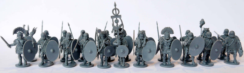 Early Imperial Roman Auxiliary Infantry, 28 mm Scale Model Plastic Figures Unpainted